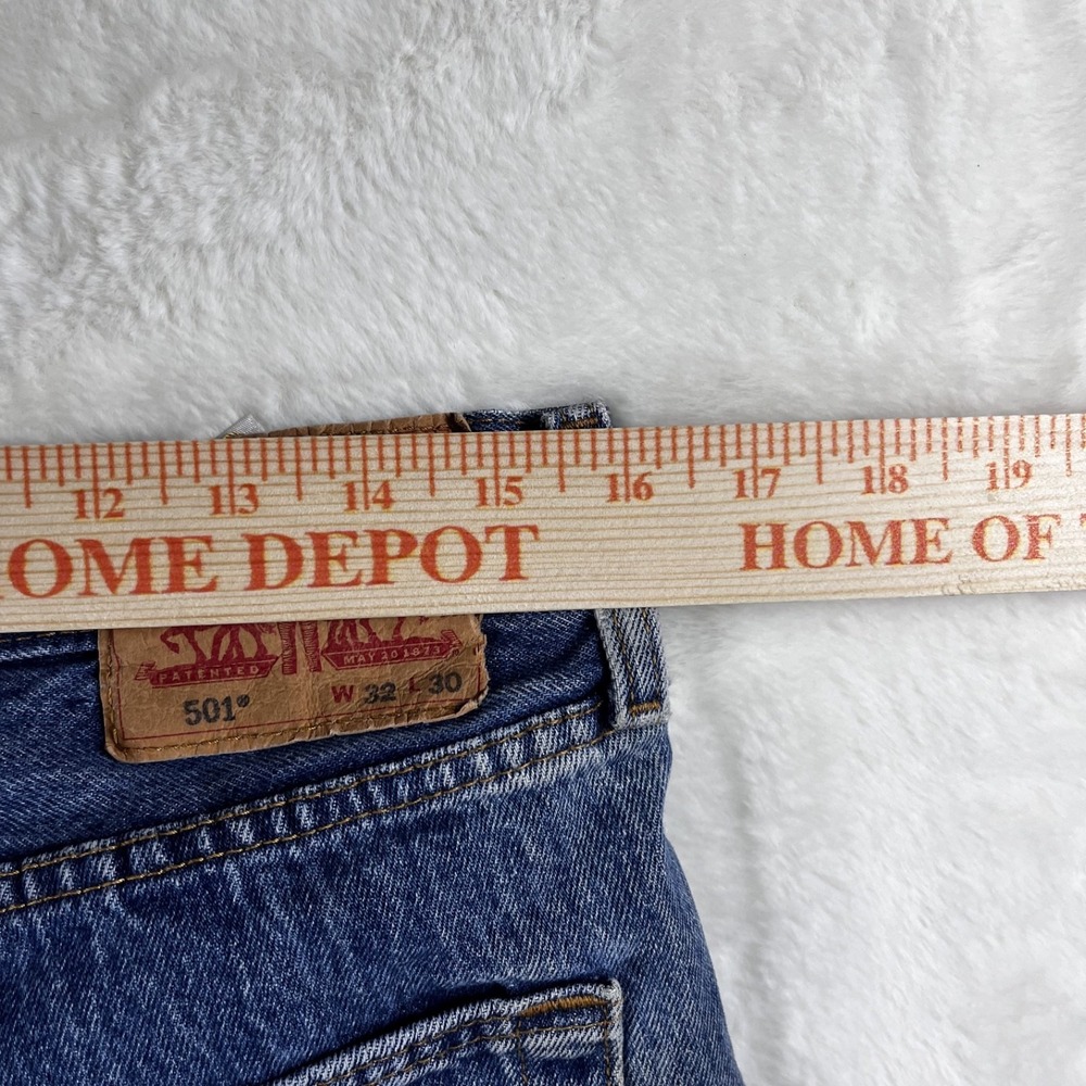 Levis 501 Button zip mens jeans 32x30 - Picture 3 of 3